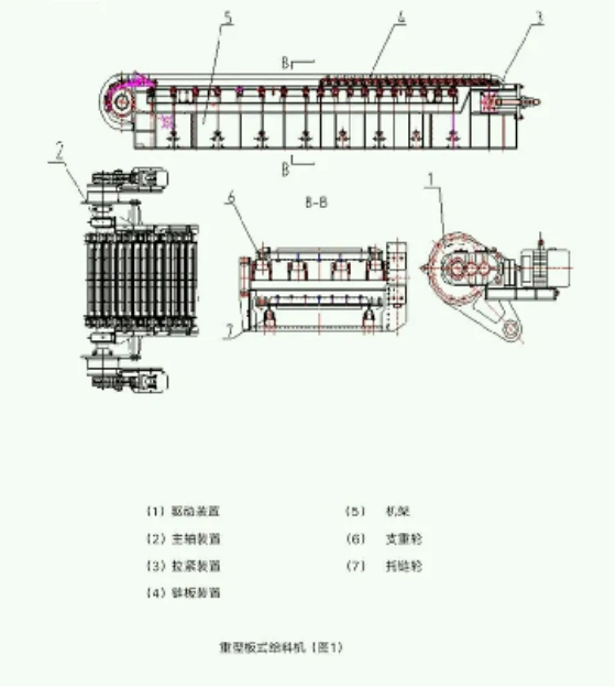 矿山重型链板给料机 矿山重型链板给料机